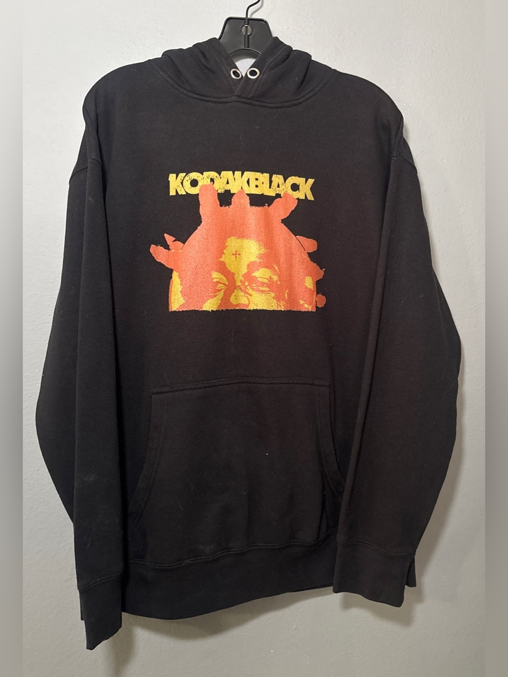 Kodak Black Men's Black Graphic Hoodie